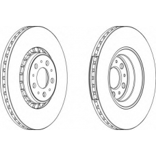 DDF1371C FERODO Тормозной диск