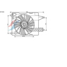 RT7539 AVA Вентилятор, охлаждение двигателя