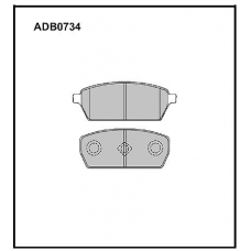 ADB0734 Allied Nippon Тормозные колодки