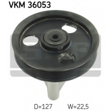 VKM 36053 SKF Паразитный / ведущий ролик, поликлиновой ремень