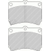 FSL715 FERODO Комплект тормозных колодок, дисковый тормоз