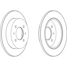 DDF1613 FERODO Тормозной диск