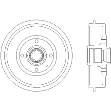 62917 PAGID Тормозной барабан