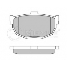 025 215 5314/W MEYLE Комплект тормозных колодок, дисковый тормоз