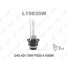 L19835W LYNX Лампа d4s 12v 35w p32d-5, 4300
