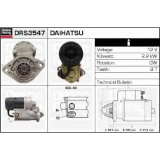 DRS3547 DELCO REMY Стартер