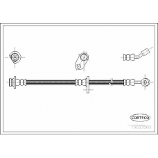 19033560 CORTECO Тормозной шланг