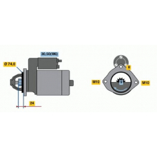 0 001 115 040 BOSCH Стартер