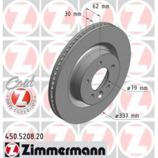 450.5208.20 ZIMMERMANN Тормозной диск
