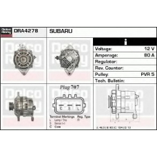 DRA4278 DELCO REMY Генератор