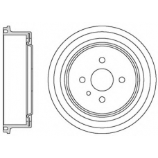 VBD616 MOTAQUIP Тормозной барабан