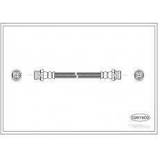 19035102 CORTECO Тормозной шланг