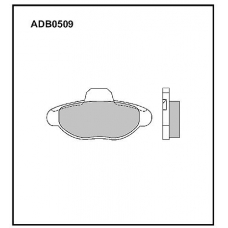 ADB0509 Allied Nippon Тормозные колодки