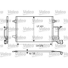 817840 VALEO Конденсатор, кондиционер