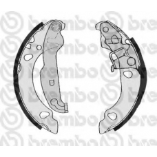 S 24 530 BREMBO Комплект тормозных колодок