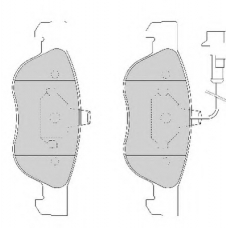 DBP231056 DURON Комплект тормозных колодок, дисковый тормоз