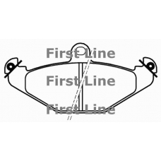 FBP1275 FIRST LINE Комплект тормозных колодок, дисковый тормоз