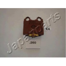 PP-260AF JAPANPARTS Комплект тормозных колодок, дисковый тормоз