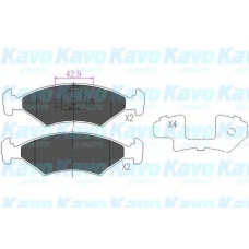 KBP-4532 KAVO PARTS Комплект тормозных колодок, дисковый тормоз