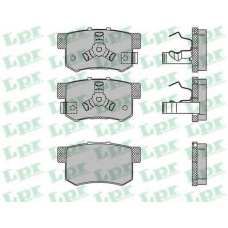 05P1404 LPR Комплект тормозных колодок, дисковый тормоз