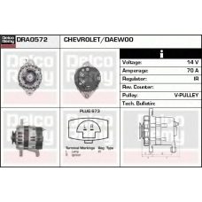 DRA0572 DELCO REMY Генератор