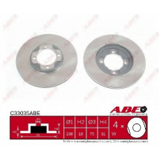 C33035ABE ABE Тормозной диск