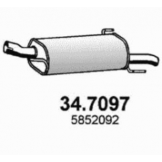 34.7097 ASSO Глушитель выхлопных газов конечный