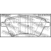 0701-SX4F FEBEST Комплект тормозных колодок, дисковый тормоз