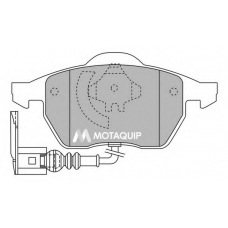 LVXL1125 MOTAQUIP Комплект тормозных колодок, дисковый тормоз