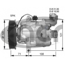 134528 ACR Компрессор, кондиционер