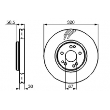 0 986 478 791 BOSCH Тормозной диск