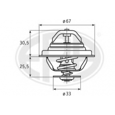 350173 ERA Термостат, охлаждающая жидкость