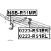 NSB-R51MR FEBEST Опора, стабилизатор