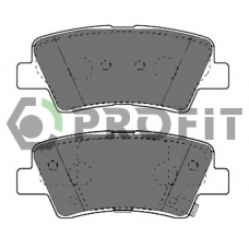 5000-4387 PROFIT Комплект тормозных колодок, дисковый тормоз