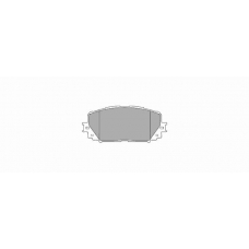 1032 SIMER Комплект тормозных колодок, дисковый тормоз