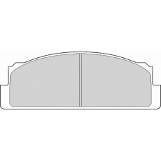 FD604A NECTO Комплект тормозных колодок, дисковый тормоз