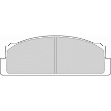 FD604A NECTO Комплект тормозных колодок, дисковый тормоз