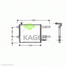 94-5395 KAGER Конденсатор, кондиционер