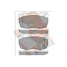 RB1089-071 R BRAKE Комплект тормозных колодок, дисковый тормоз