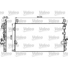 816880 VALEO Конденсатор, кондиционер