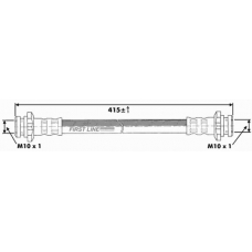 FBH6507 FIRST LINE Тормозной шланг