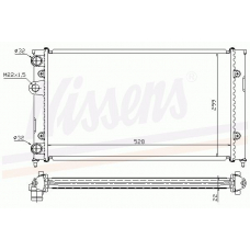 65187 NISSENS Радиатор 65187
