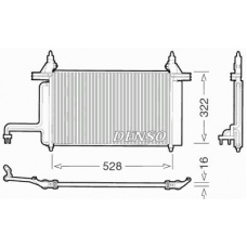 DCN09130 DENSO Конденсатор, кондиционер