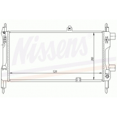 63239A NISSENS Радиатор, охлаждение двигателя