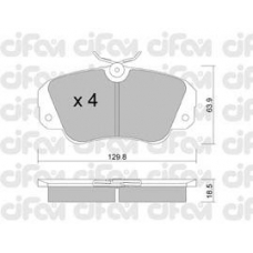 822-538-0 CIFAM Комплект тормозных колодок, дисковый тормоз