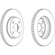 DDF1710-1 FERODO Тормозной диск