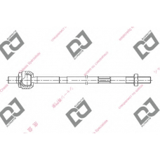 DR1275 DJ PARTS Осевой шарнир, рулевая тяга