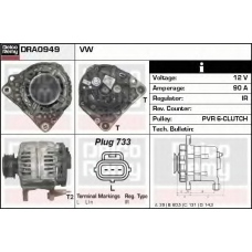 DRA0949 DELCO REMY Генератор