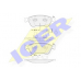 181724 ICER Комплект тормозных колодок, дисковый тормоз