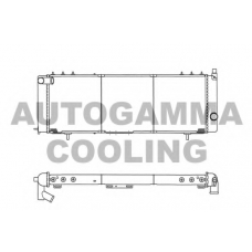 103039 AUTOGAMMA Радиатор, охлаждение двигателя
